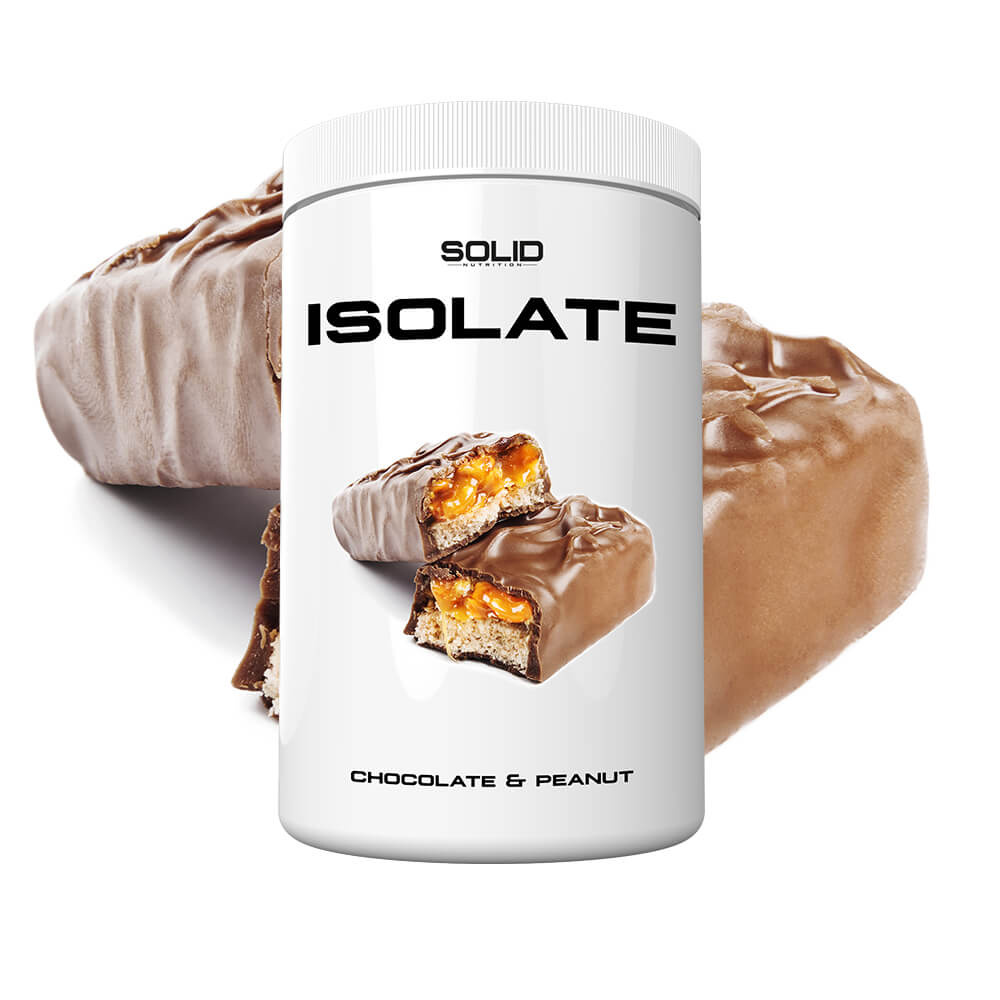 SOLID Nutrition Isolate, 750 g (Chocolate & Peanut) i gruppen Kosttillskott & Livsmedel / Proteinpulver / Isolatprotein hos Tillskottsbolaget (SOLID85001-5)