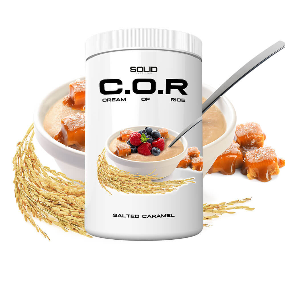 SOLID Nutrition Cream Of Rice, 1 kg (Salted Caramel) i gruppen Kosttillskott & Livsmedel / Livsmedel / Cream of Rice hos Tillskottsbolaget (SOLIDCREAM5748-8)