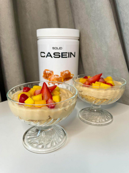 Salted Caramel pudding med digestivebotten