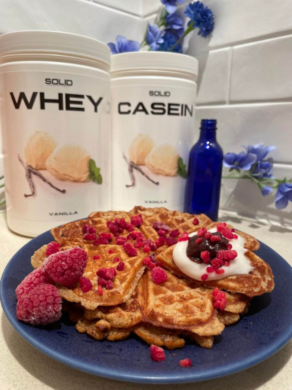 Proteinvåfflor