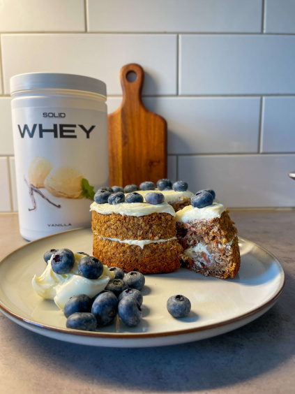 Proteinpackad Morotskaka