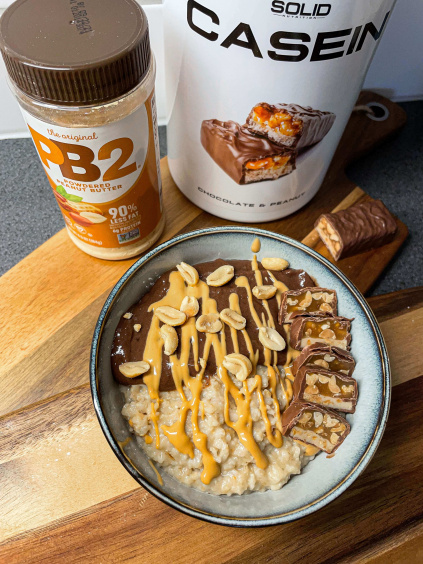 Gröt med smak av choklad & jordnöt