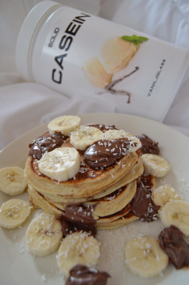 Klassiska pannkakor med smak av vanilj