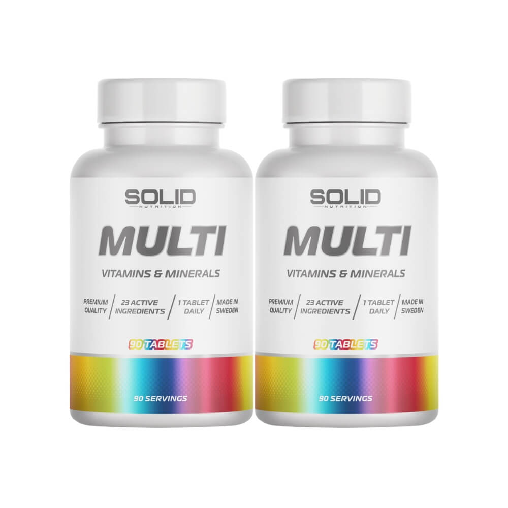 2 x SOLID Nutrition MULTI, 90 tabs