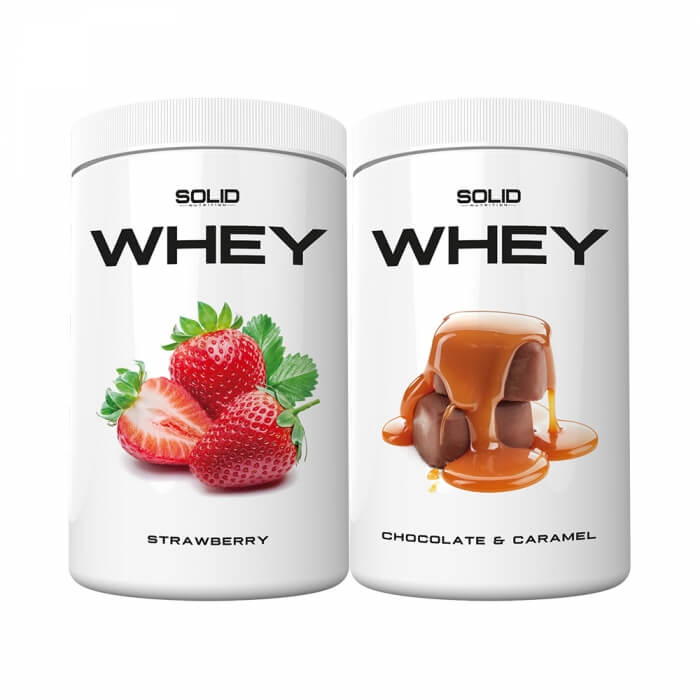 2 x SOLID Nutrition Whey, 750 g i gruppen Kosttillskott & Livsmedel / Proteinpulver / Vassleprotein / Whey protein hos Tillskottsbolaget (2SOLIDWHEY)