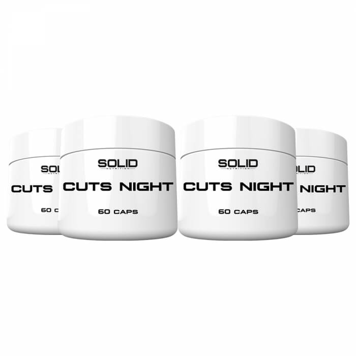 4 x SOLID Nutrition Cuts Night, 60 caps