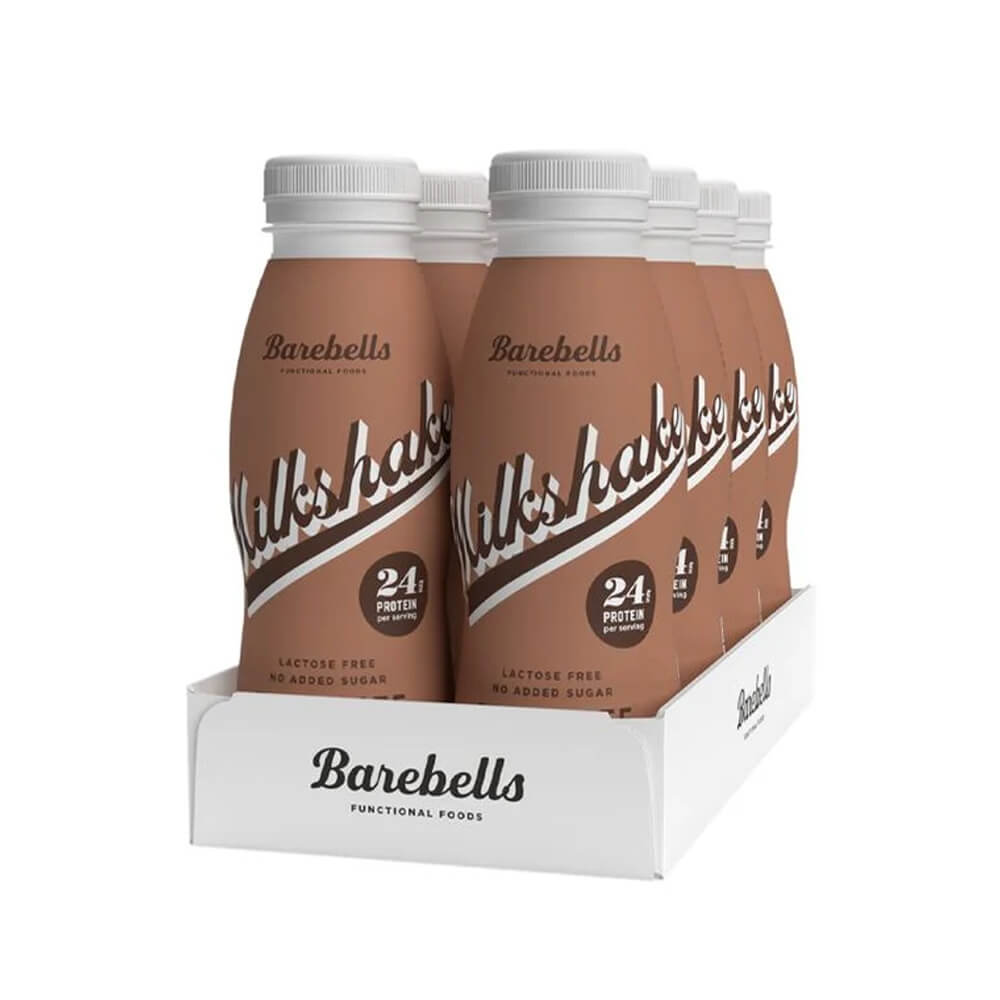8 x Barebells Milkshake, 330 ml (Chocolate) i gruppen Drycker / Proteindryck hos Tillskottsbolaget (BAREBELLS65793)