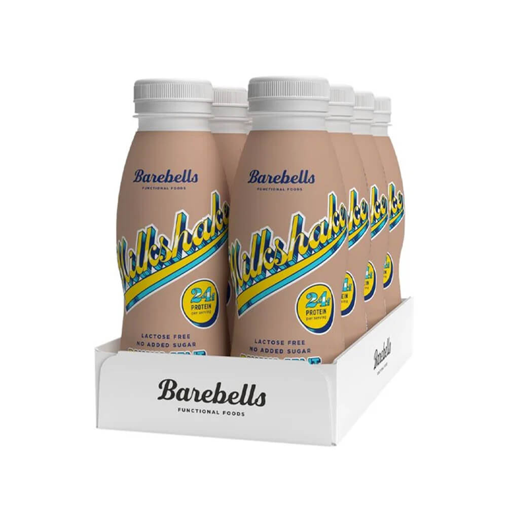8 x Barebells Milkshake, 330 ml (Banana Split) i gruppen Drycker / Proteindryck hos Tillskottsbolaget (BAREBELLS74822)