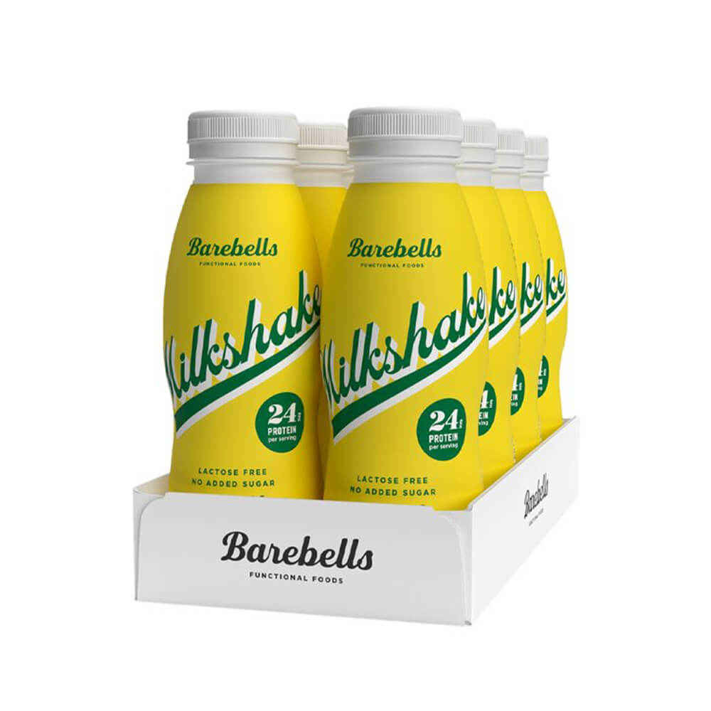 8 x Barebells Milkshake, 330 ml (Banana) i gruppen Drycker / Proteindryck hos Tillskottsbolaget (BAREBELLS8593)