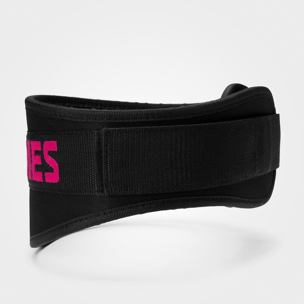 Better Bodies Womens Gym Belt, black/pink (L)
