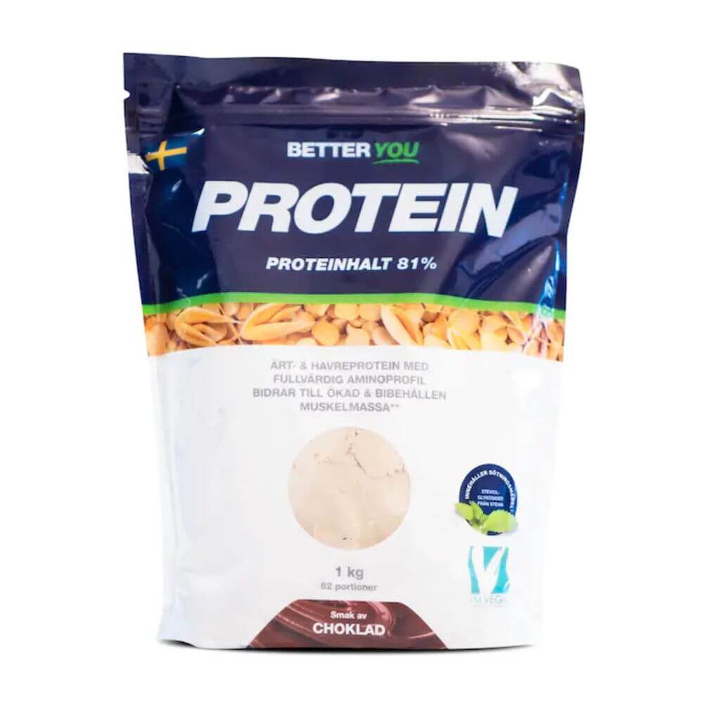 Better You Ärt- & havreprotein, 1 kg (Choklad)