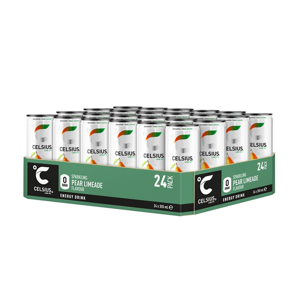 24 x Celsius, 355 ml (Pear Limeade)