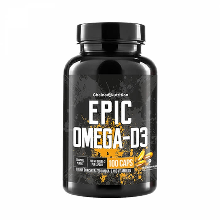 Chained Nutrition Epic Omega-D3, 100 caps