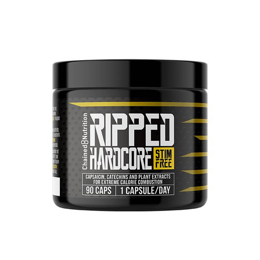 Chained Nutrition Ripped Hardcore STIM FREE, 90 caps