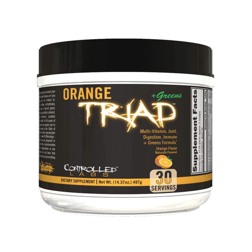 Controlled Labs Orange Triad + Greens, 30 serv. (Lemon Ice Tea)