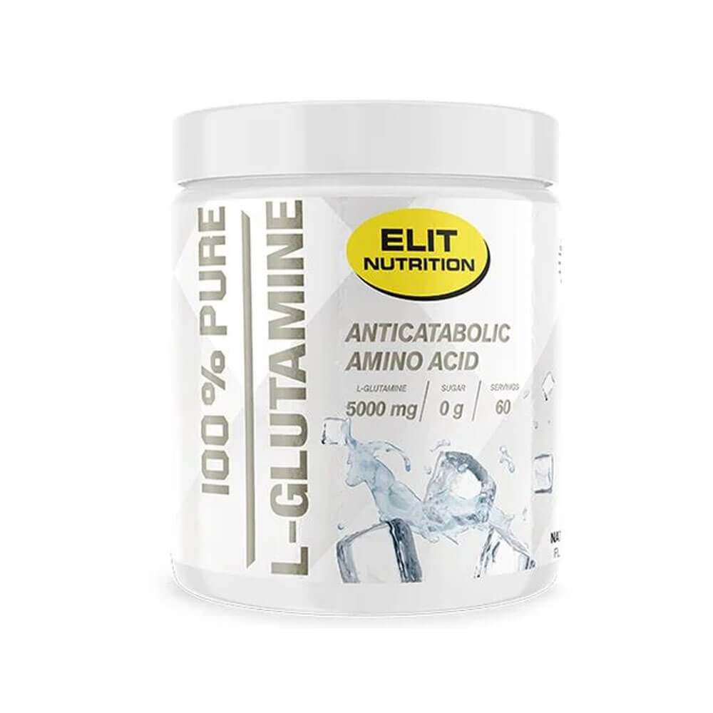 Elit Nutrition 100% Pure L-Glutamine, 300 g (Naturell)