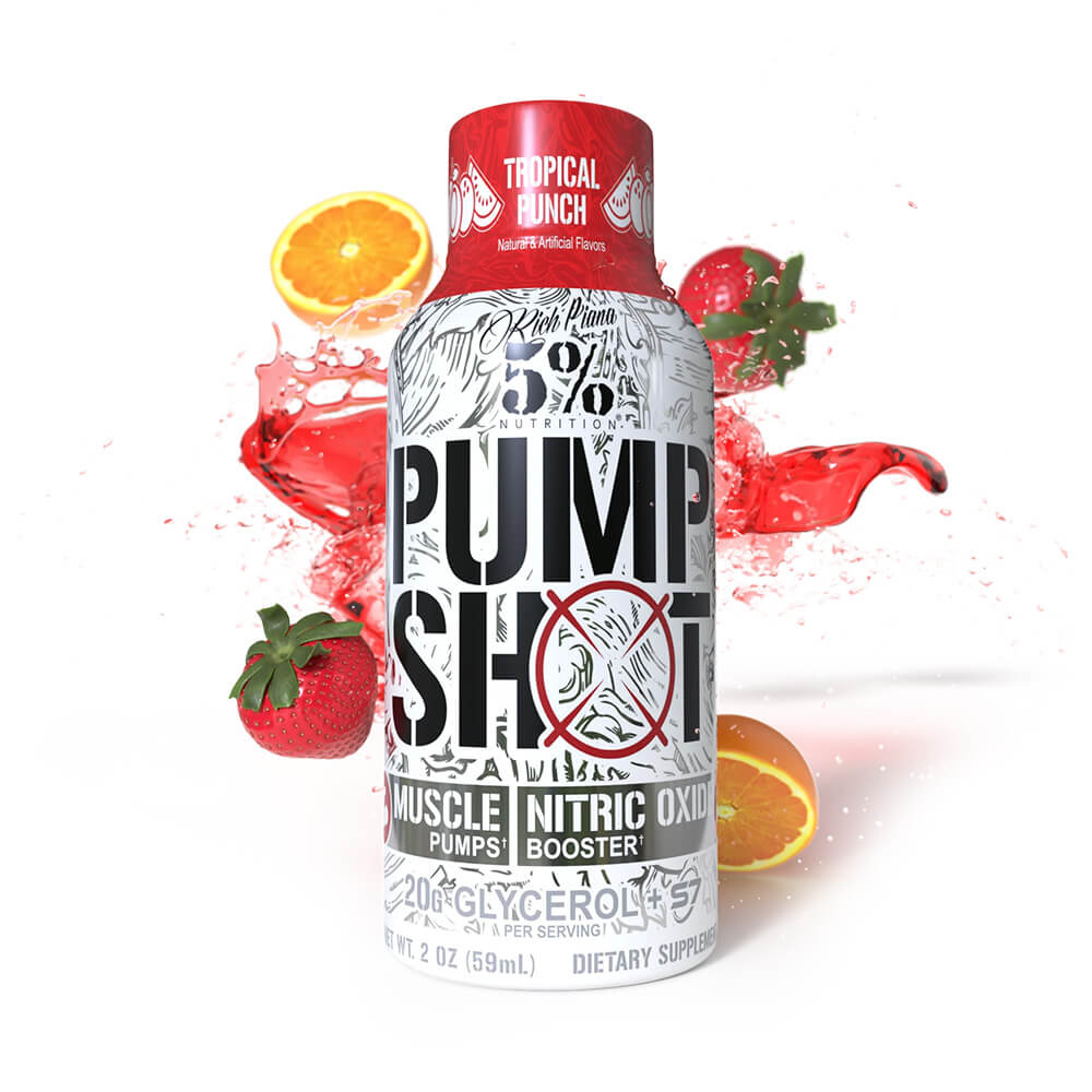 5% Nutrition Pump Shot, 59 ml (Tropical Punch)