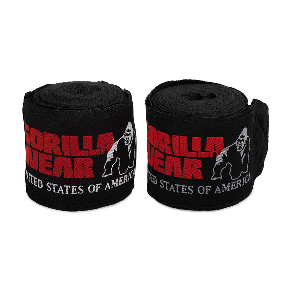 Gorilla Wear Boxing Hand Wraps, black - 2,5 m