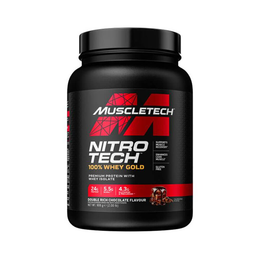 MuscleTech Nitro-Tech Whey Gold Protein, 908 g (Cookies & Cream)