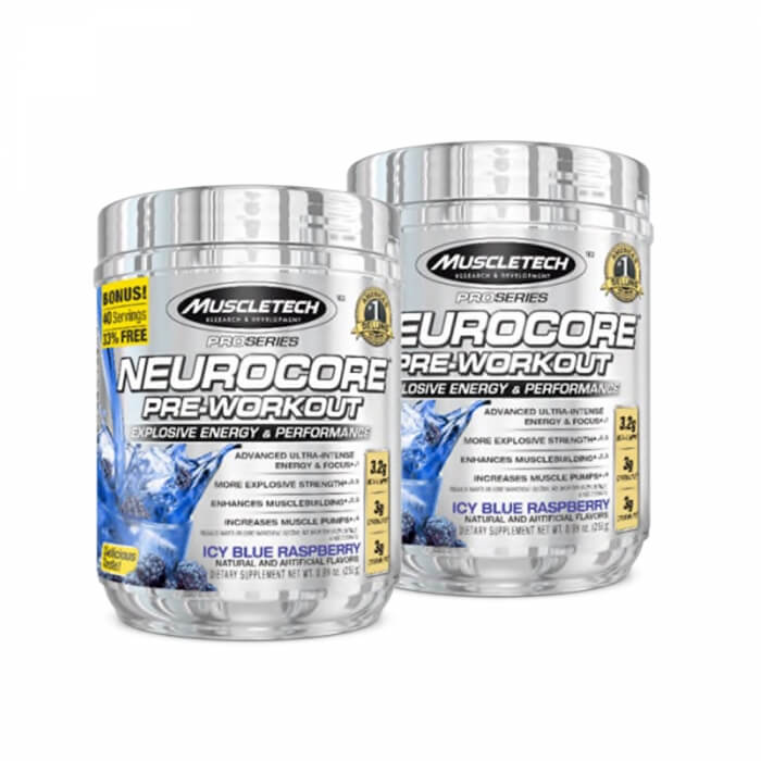 2 x MuscleTech Neurocore, 50 serv. i gruppen Kosttillskott & Livsmedel / Prestationshöjare / Pre-Workout / PWO hos Tillskottsbolaget (MUSCLETECH842)