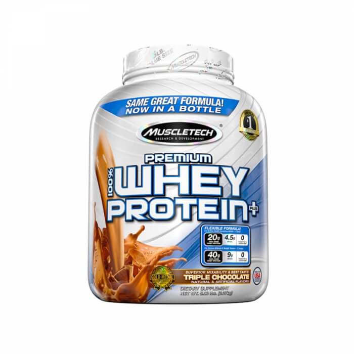 Muscletech Premium 100% Whey Protein +, 2,27 kg (Deluxe Chocolate)