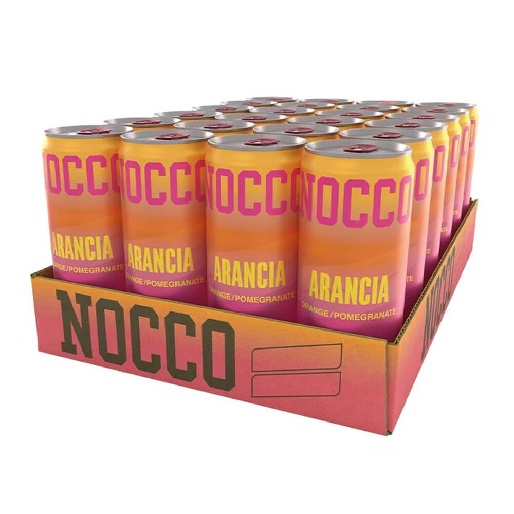 24 x NOCCO BCAA, 330 ml (Arancia)