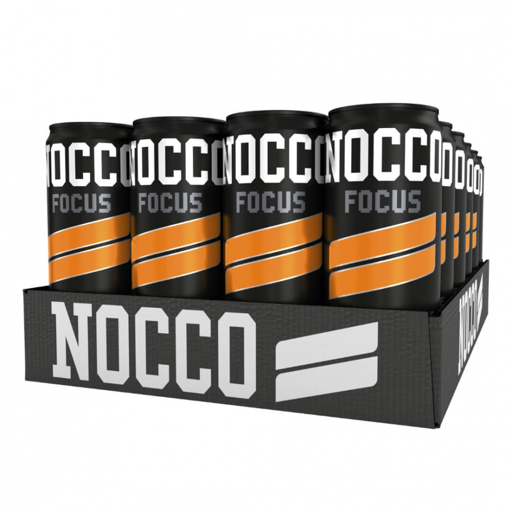 24 x NOCCO FOCUS, 330 ml (Black Orange) i gruppen Drycker / Energidryck hos Tillskottsbolaget (NOCCO6754)
