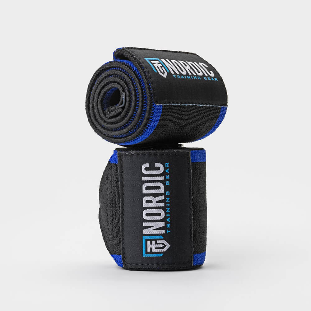 Nordic Training Gear Wrist Wraps black/blue, 100 cm