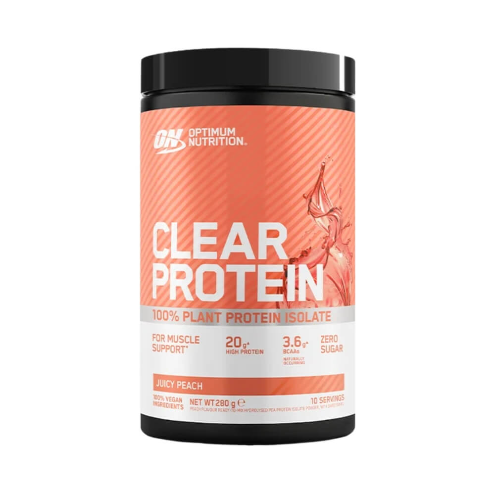 Optimum Nutrition Clear Protein 100% Plant Protein Isolate, 280 g (Lime Sorbet)