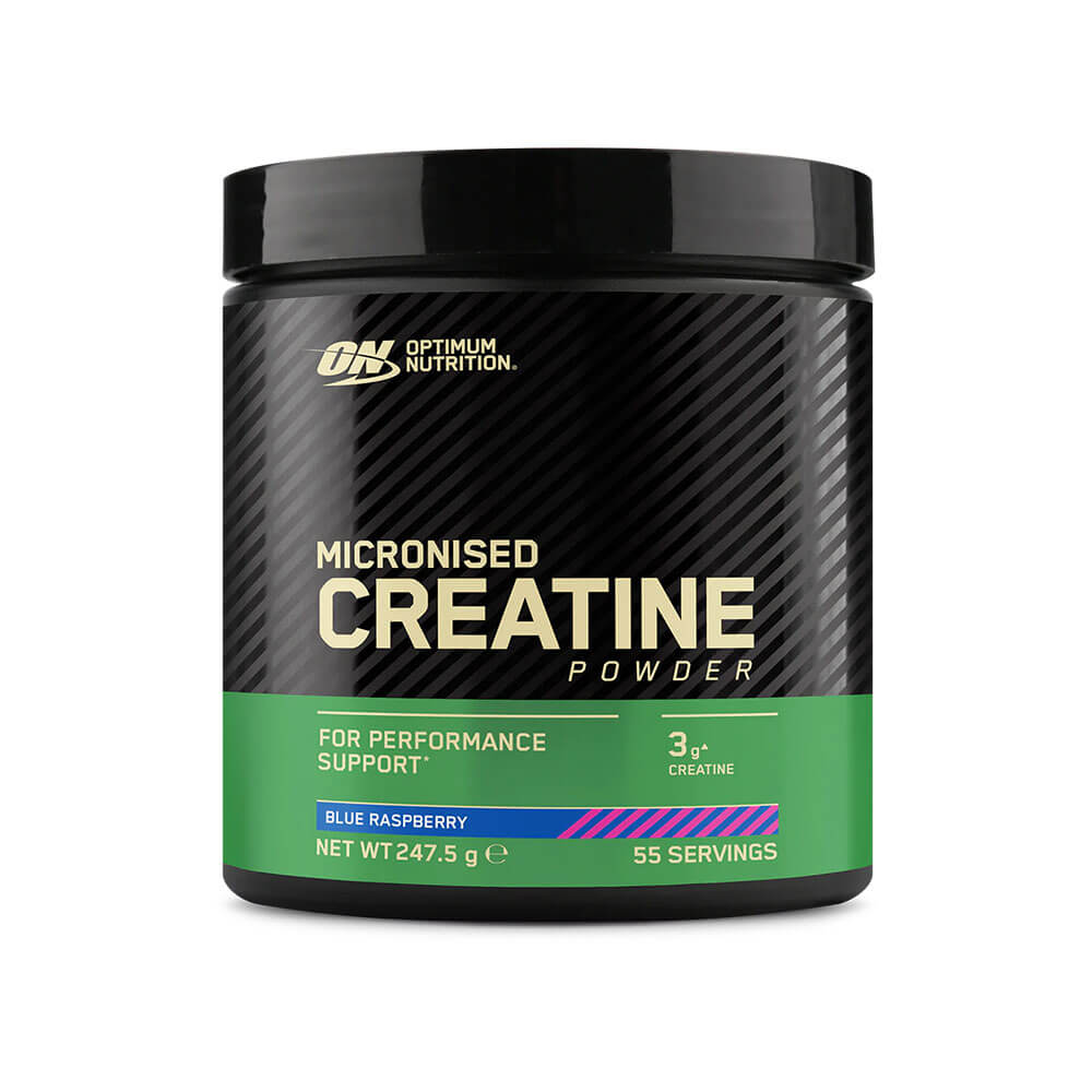 Optimum Nutrition Creatine Powder, 247,5 g (Blue Raspberry)
