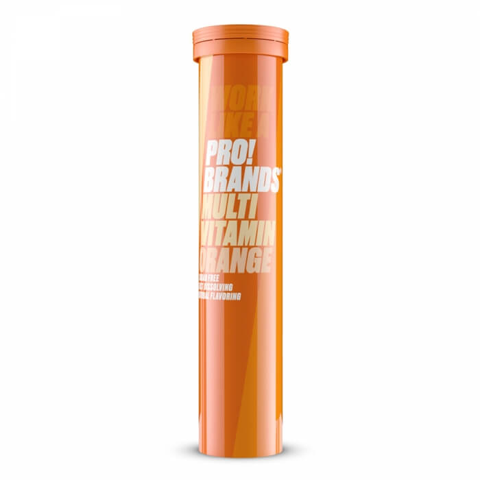 Pro Brands Multivitamin, 20 brustabletter (Orange)