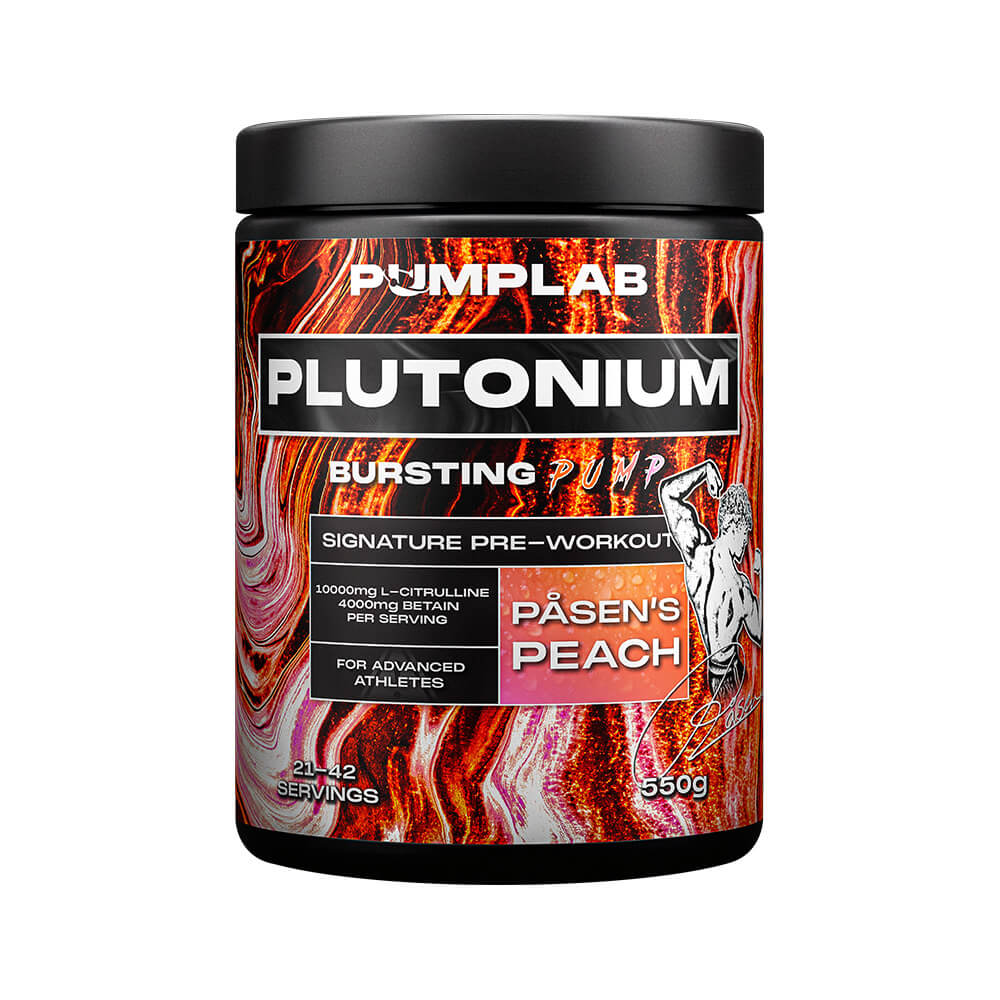 PumpLab PLUTONIUM - Stim Free PWO, 550 g (Peach)