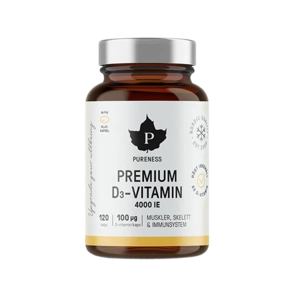 Pureness Premium D-vitamin 4000 IE, 120 caps