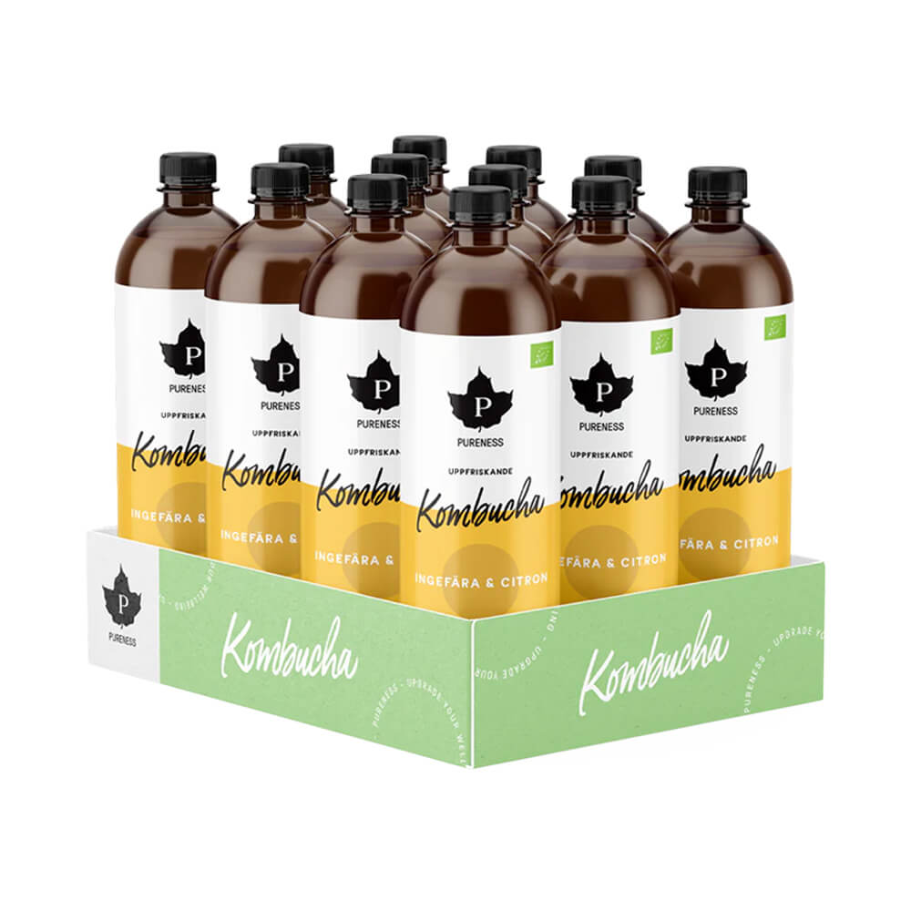 12 x Pureness Kombucha, 370 ml