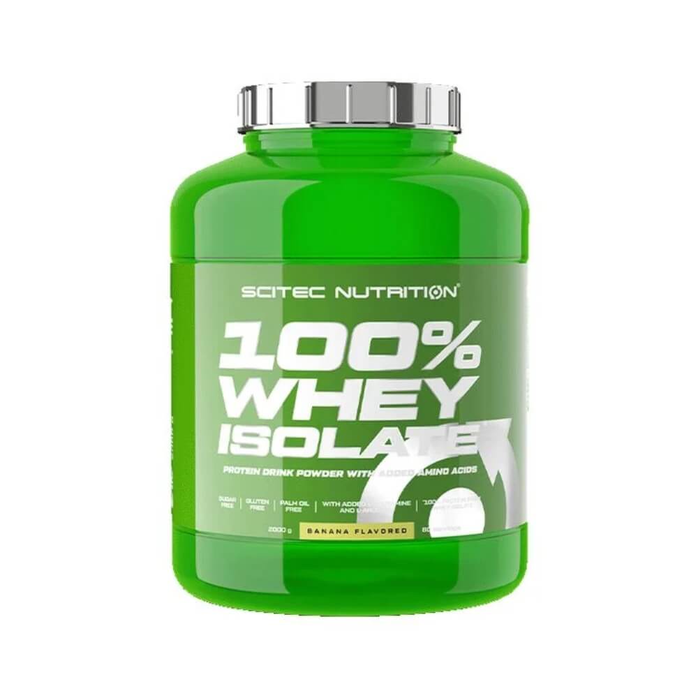 Scitec Nutrition 100% Whey Isolate, 2000 g i gruppen Kosttillskott & Livsmedel / Proteinpulver / Isolatprotein hos Tillskottsbolaget (SCITEC7583)