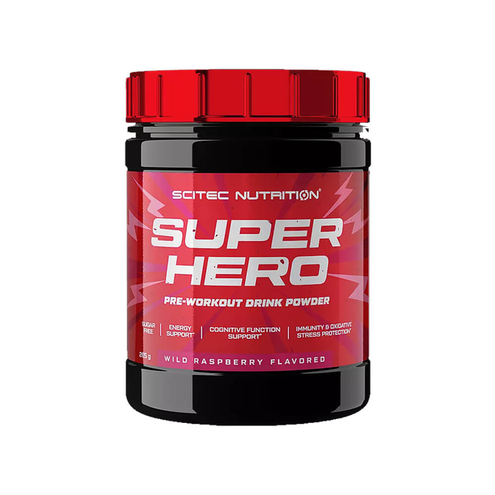 Scitec Nutrition SUPERHERO Pre-Workout, 285 g (Wild Raspberry)