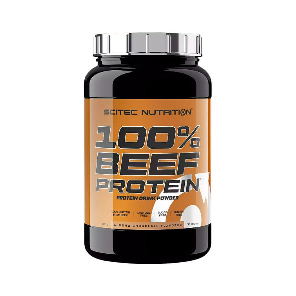 Scitec Nutrition 100% Beef Protein, 900 g (Almond Chocolate)