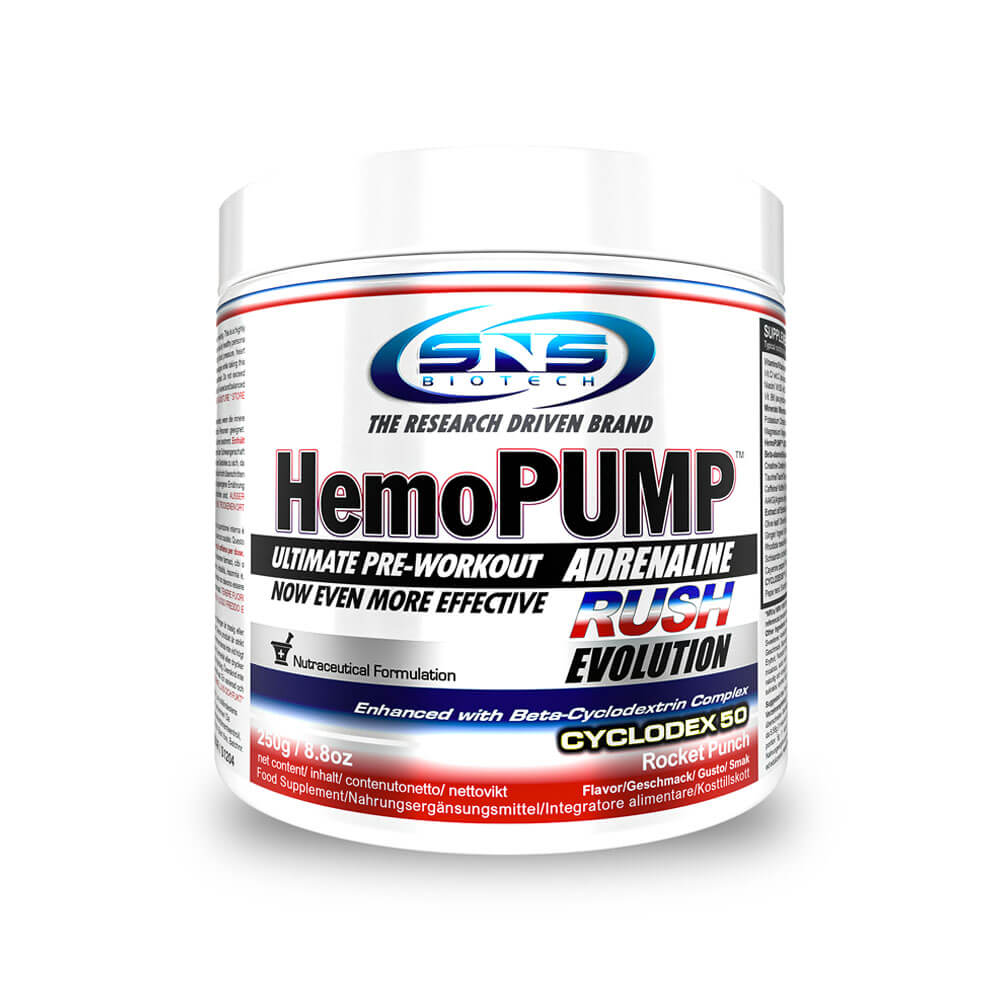 SNS Biotech HemoPUMP Adrenaline Rush EVOLUTION, 45 serv. (Rocket Punch