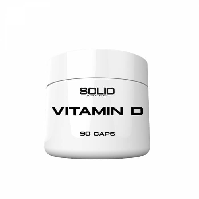 SOLID Nutrition Vitamin D, 90 caps i gruppen Kosttillskott & Livsmedel / Hälsokost / Immunförsvar hos Tillskottsbolaget (SOLID5732)