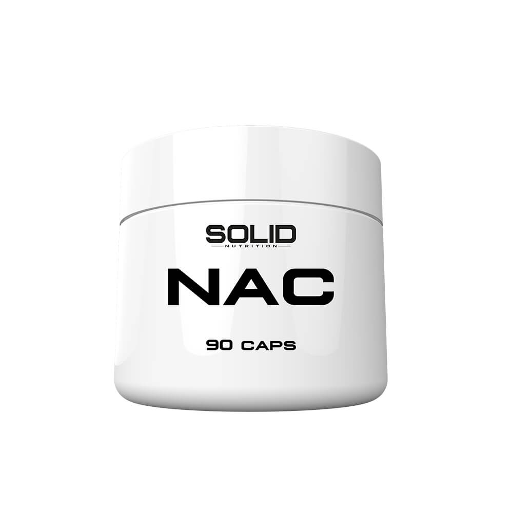 SOLID Nutrition NAC, 90 caps i gruppen Kosttillskott & Livsmedel / Aminosyror / NAC hos Tillskottsbolaget (SOLID65322)