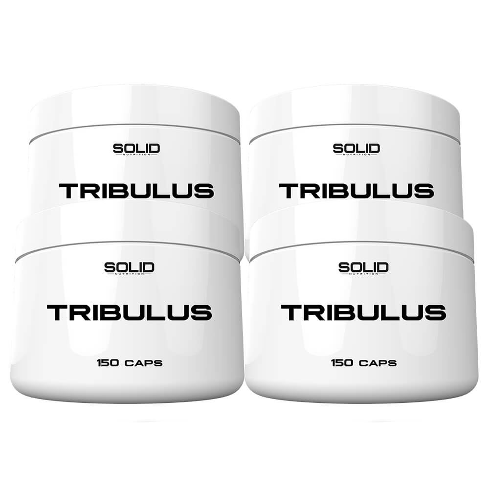 4 x SOLID Nutrition Tribulus, 150 mega caps
