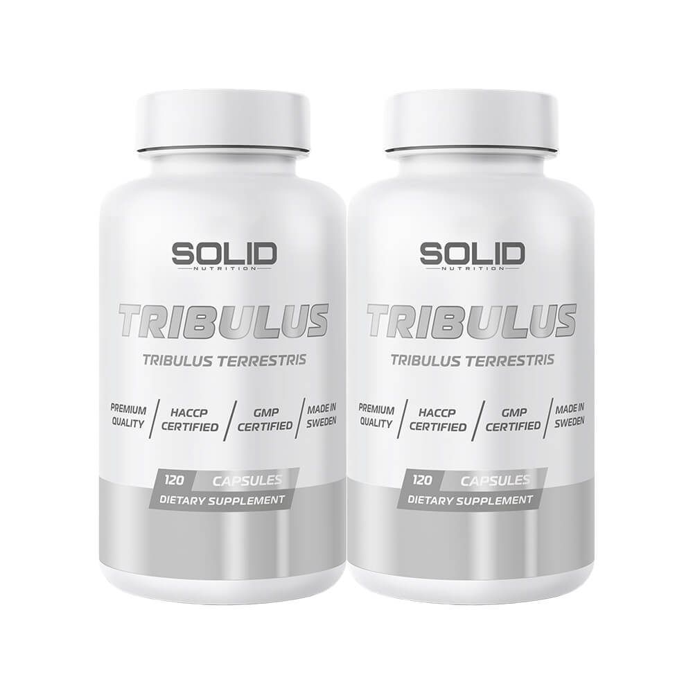 2 x SOLID Nutrition Tribulus, 150 mega caps