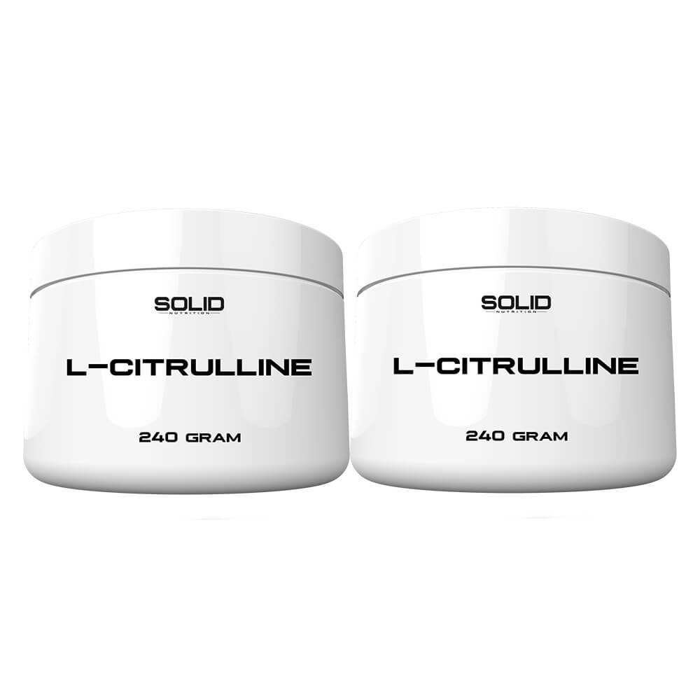 2 x SOLID Nutrition L-Citrulline, 240 g