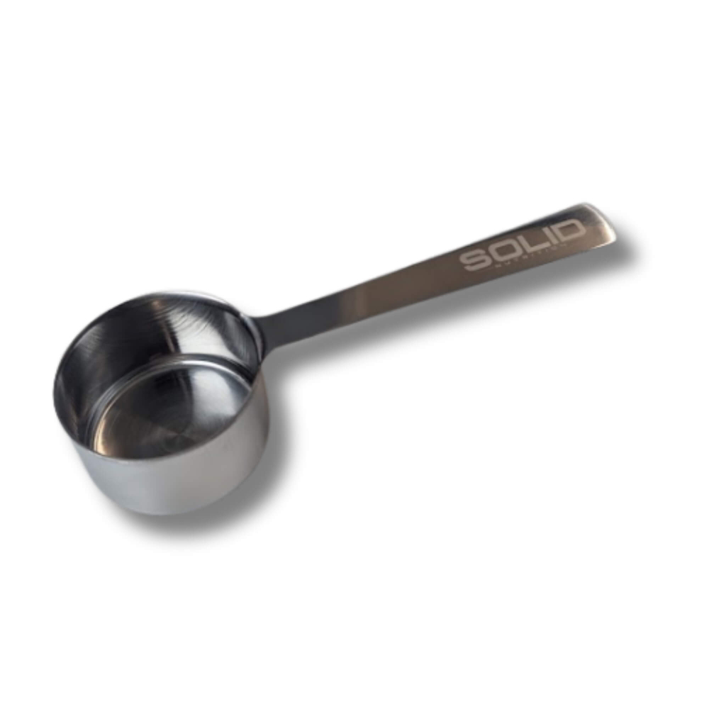 SOLID Nutrition Protein Scoop, stainless steel