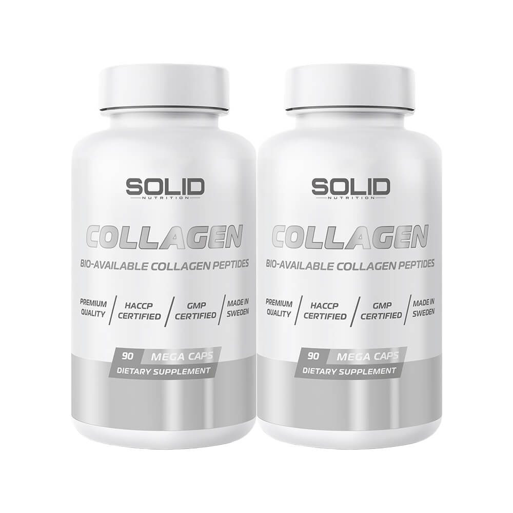 2 x SOLID Nutrition Collagen, 90 mega caps