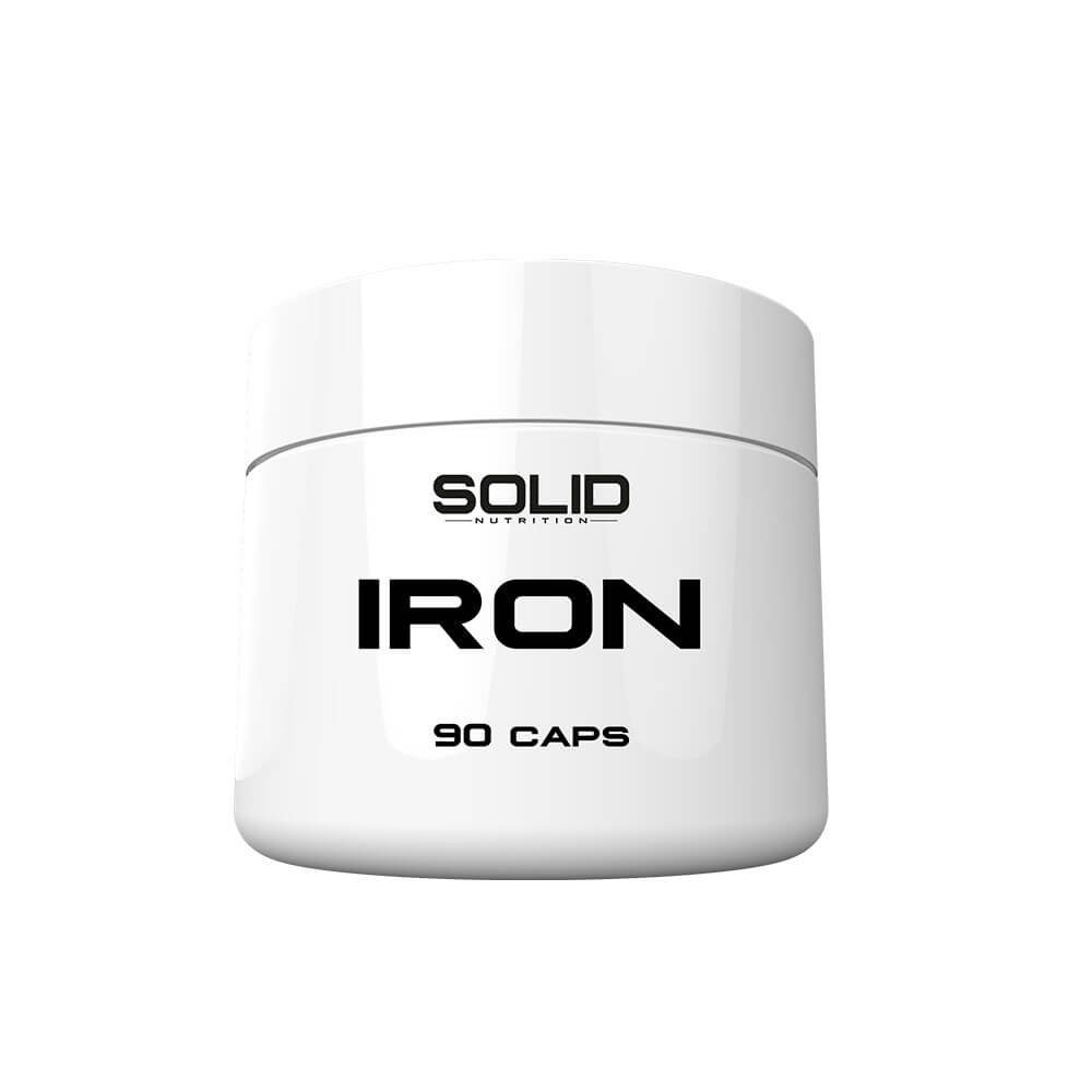 SOLID Nutrition Iron, 90 caps
