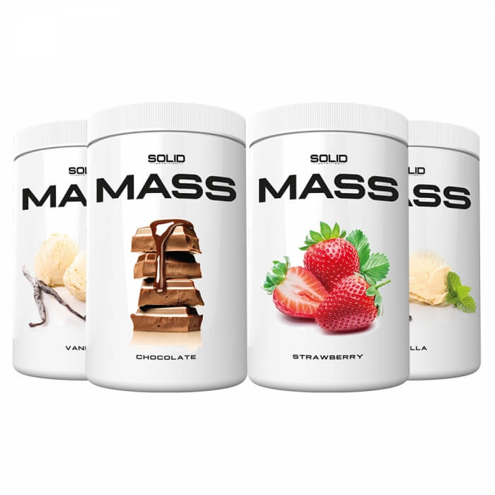 4 x SOLID Nutrition Mass, 1 kg