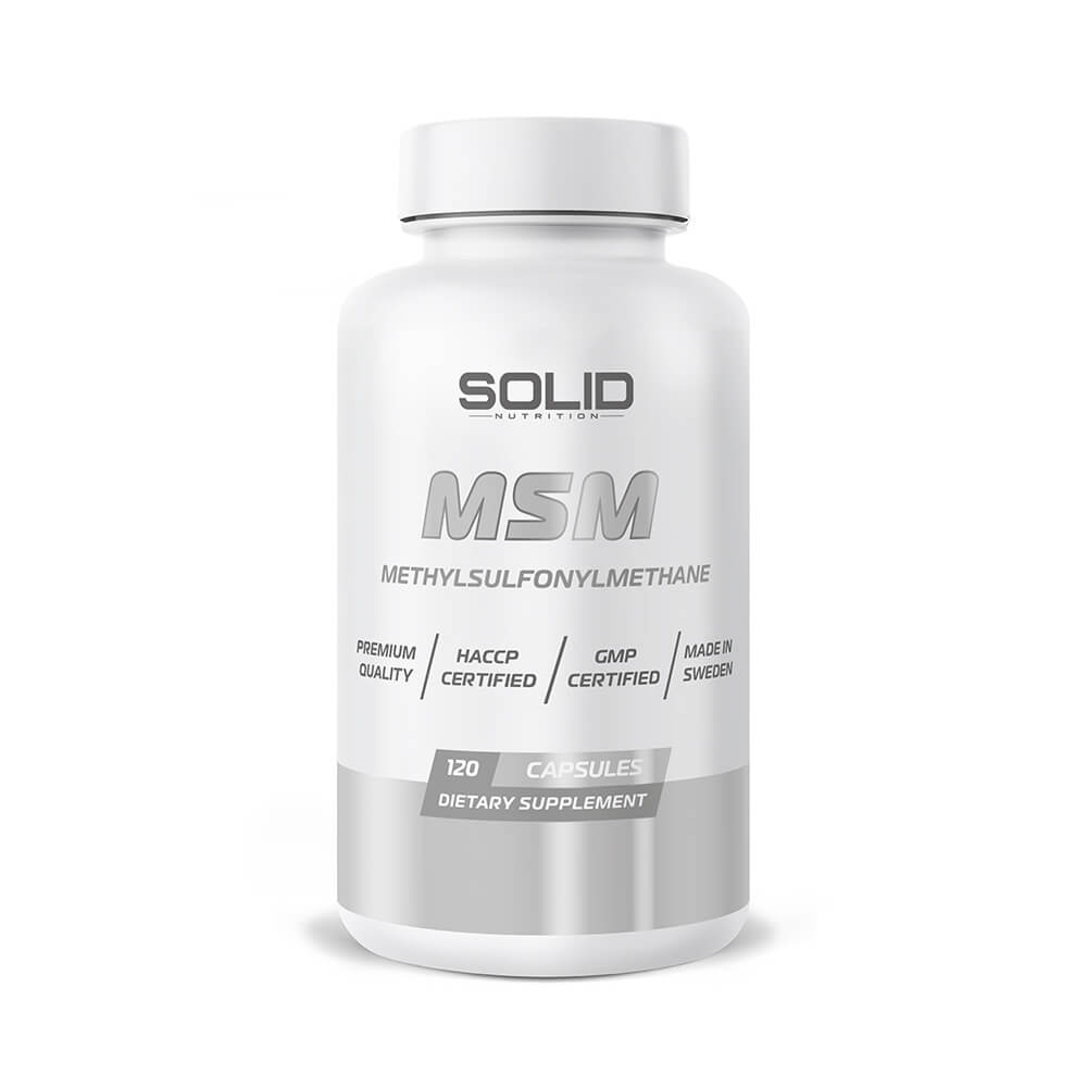 SOLID Nutrition MSM, 120 caps