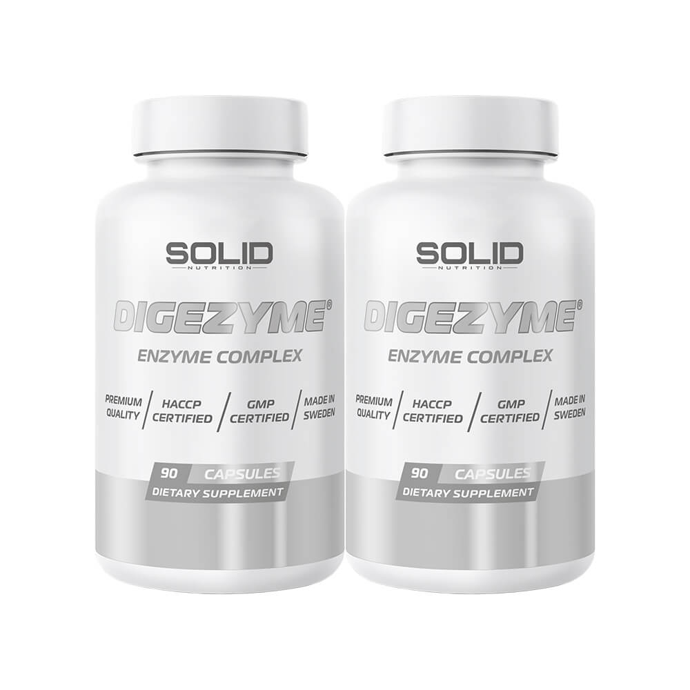 2 x SOLID Nutrition DigeZyme, 90 caps