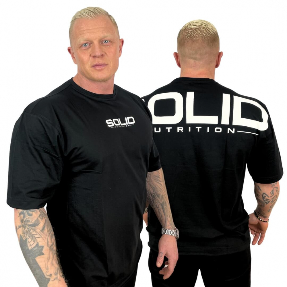 SOLID Nutrition Oversized Tee, black (M)